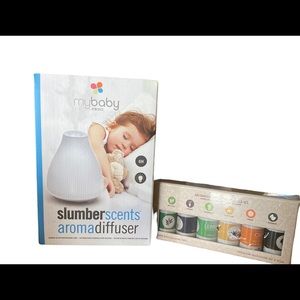 Homedics My Baby slumber scents aroma diffuser with oil set. Brand new.